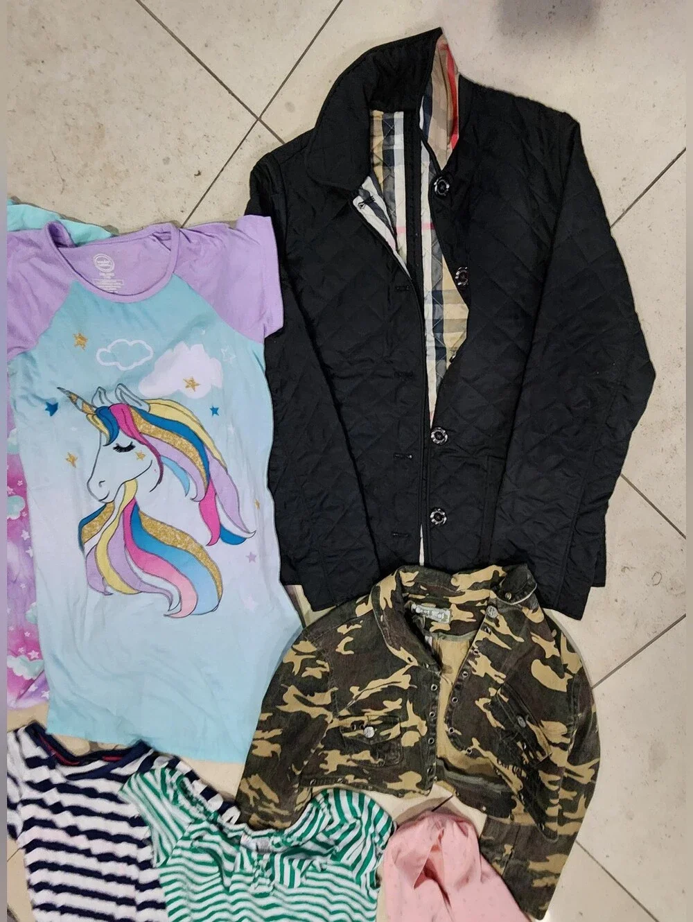Kids Child Girls Clothes 14-18 Years Lot of 13 Burberry Jacket Stitch Sweats